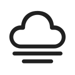 Weather Fog SVG Icon